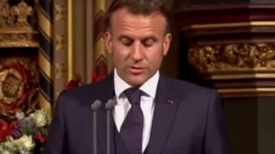 যুক্তরাজ্যের পার্লামেন্টে ম্যাক্রোঁর ভাষণ: ইউক্রেন, ব্রেক্সিট, গাজা ও ইউরোপীয় ঐক্যের বার্তা