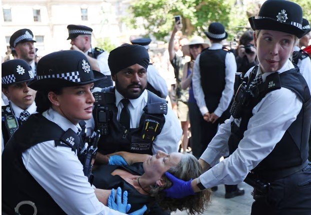 যুক্তরাজ্যজুড়ে ফিলিস্তিনপন্থী প্রতিবাদে ৭০ জনের বেশি গ্রেপ্তার