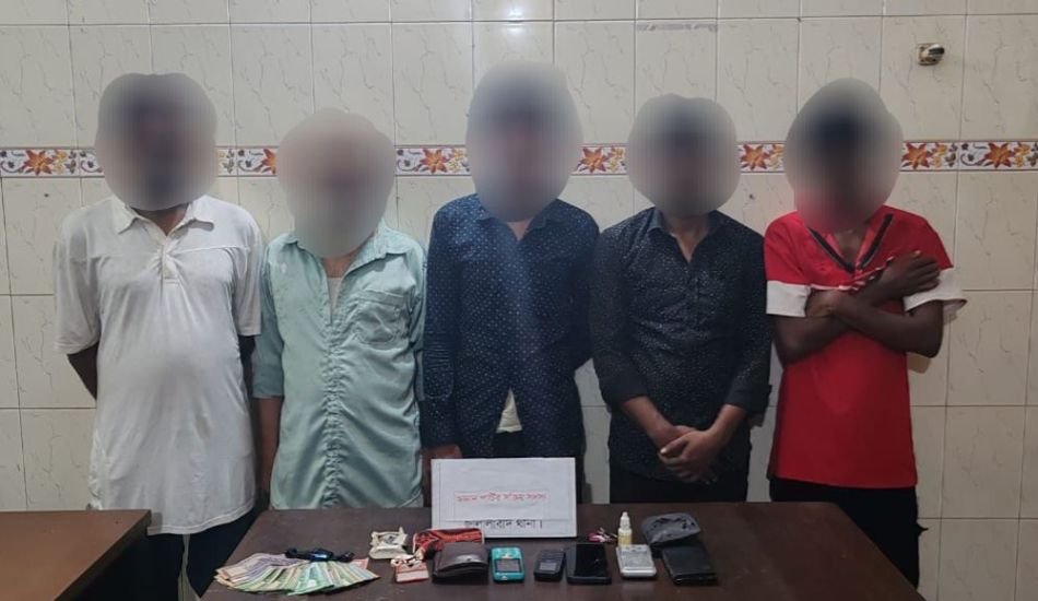 সিলেট নগরীতে অজ্ঞান পার্টির ৫ সদস্য আটক