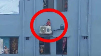 মাদ্রাসা থেকে পালাতে গিয়ে ৪তলার এসি ইউনিটে আটকা শিশু