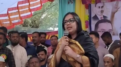 ব্রাহ্মণবাড়িয়া-২ আসনে নির্বাচনে লড়াইয়ের ঘোষণা রুমিন ফারহানার