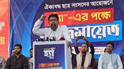 হাসিনাকে যেভাবে ভারত পাঠানো হয়েছে, সেভাবেই ‘ডিল’ করা হবে—সিলেটে সাদিক কায়েম