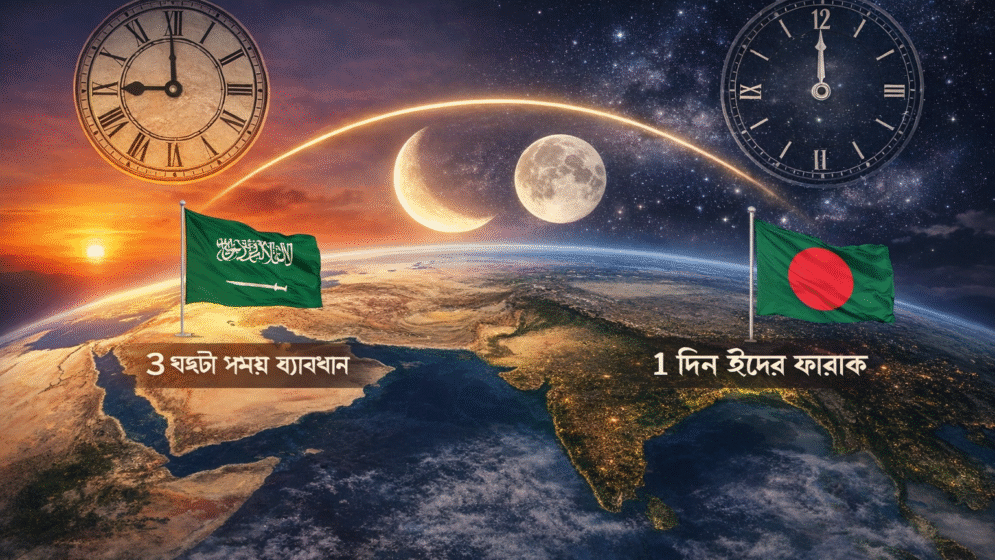 বাংলাদেশ–সৌদি ঈদ ভিন্ন দিনে: কারণ কী